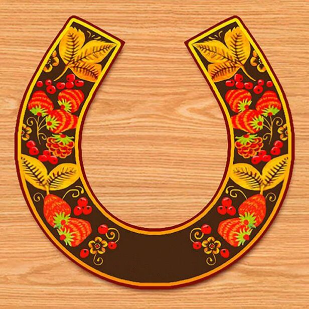 Horseshoe, charmed for good luck and wealth