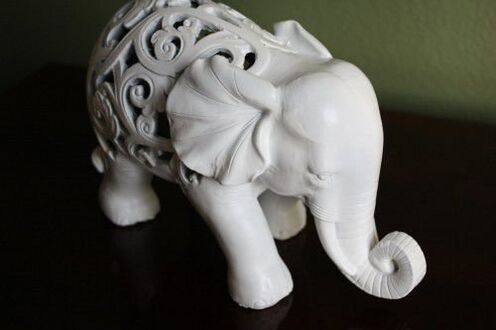 figurine of an elephant as an amulet of good luck